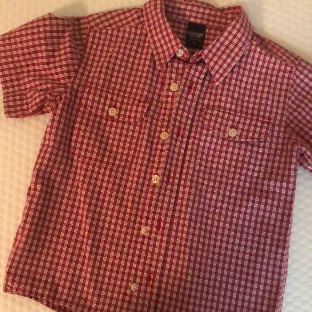 Boys shirt sleeve button down